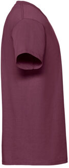 Fruit of the Loom Unisex volwassen iconic 195 t-shirt Rood - XXXL