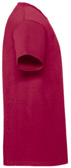 Fruit of the Loom Unisex volwassen iconic 195 t-shirt Roze - XXXL