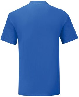 Fruit of the Loom Unisex volwassen iconisch t-shirt Blauw