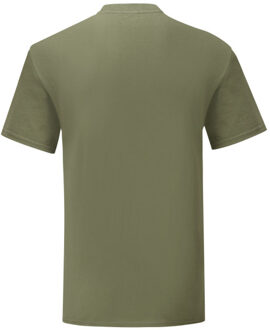 Fruit of the Loom Unisex volwassen iconisch t-shirt Groen - XXXL