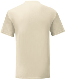 Fruit of the Loom Unisex volwassen iconisch t-shirt - maat XXXL Beige