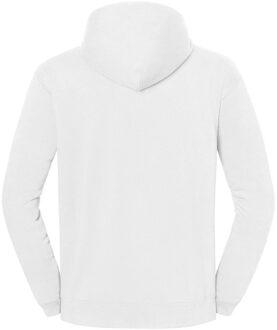 Fruit of the Loom Unisex Volwassen Iconische Premium Volledige Rits Hoodie (Wit) - maat L