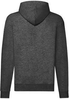 Fruit of the Loom Unisex Volwassen Klassieker Hoodie (Donkere Heide Grijs) - maat M Donkergrijs