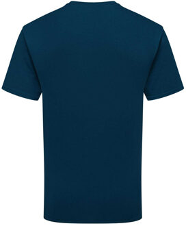 Fruit of the Loom Unisex Volwassenen 100% Katoenen T-shirt (Bergblauw) - maat XL Navy