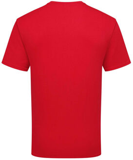 Fruit of the Loom Unisex Volwassenen 100% Katoenen T-Shirt (Rood) - 3XL
