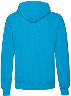 Fruit of the Loom Unisex Volwassenen Klassiek Sweatshirt met capuchon (Azuurblauw) - maat L