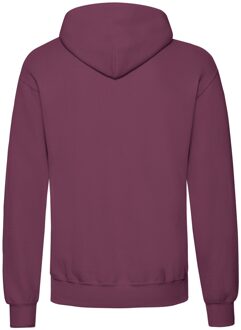 Fruit of the Loom Unisex Volwassenen Klassiek Sweatshirt met capuchon (Bourgondië) Bourgogne - 2XL