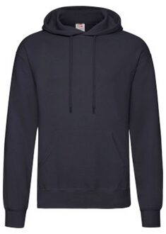 Fruit of the Loom Unisex Volwassenen Klassiek Sweatshirt met capuchon (Donker Marine) - maat 2XL Navy