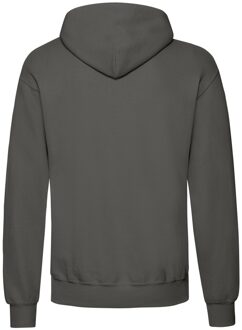 Fruit of the Loom Unisex Volwassenen Klassiek Sweatshirt met capuchon (Licht Grafiet) Grijs - XL