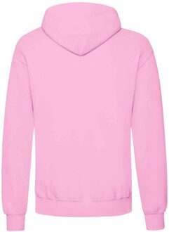 Fruit of the Loom Unisex Volwassenen Klassiek Sweatshirt met capuchon (Lichtroze) - XL