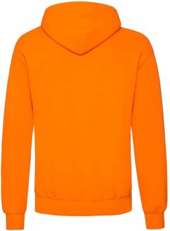 Fruit of the Loom Unisex Volwassenen Klassiek Sweatshirt met capuchon (Oranje) - 2XL