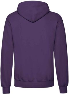 Fruit of the Loom Unisex Volwassenen Klassiek Sweatshirt met capuchon (Paars) - maat S