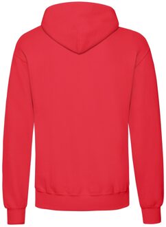 Fruit of the Loom Unisex Volwassenen Klassiek Sweatshirt met capuchon (Rood) - XL