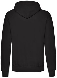 Fruit of the Loom Unisex Volwassenen Klassiek Sweatshirt met capuchon (Zwart) - maat S