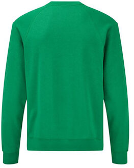 Fruit of the Loom Volwassenen Unisex Klassiek Raglan Sweatshirt (Heide Groen)