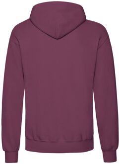 Fruit of the Loom Volwassenen Unisex klassiek sweatshirt met capuchon (Bourgondië) - maat Bourgogne