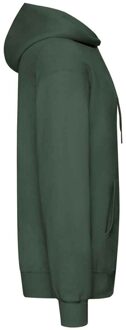 Fruit of the Loom Volwassenen Unisex klassiek sweatshirt met capuchon (Fles groen) - 3XL