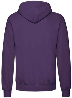 Fruit of the Loom Volwassenen Unisex klassiek sweatshirt met capuchon (Paars) - maat 2XL