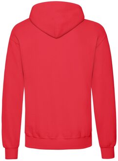 Fruit of the Loom Volwassenen Unisex klassiek sweatshirt met capuchon (Rood) - maat L