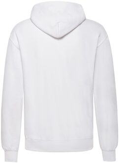 Fruit of the Loom Volwassenen Unisex klassiek sweatshirt met capuchon (Wit) - maat L