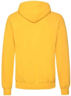 Fruit of the Loom Volwassenen Unisex klassiek sweatshirt met capuchon (Zonnebloem) - maat S Geel