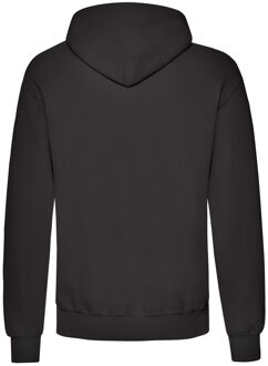 Fruit of the Loom Volwassenen Unisex klassiek sweatshirt met capuchon (Zwart) - maat L