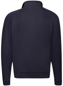 Fruit of the Loom Volwassenen Unisex klassiek sweatshirt met ritssluiting (Deep Navy) Blauw - XL