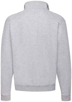 Fruit of the Loom Volwassenen Unisex klassiek sweatshirt met ritssluiting (Heide Grijs) - maat 2XL