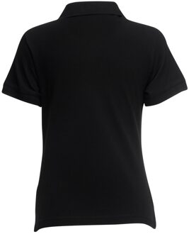 Fruit of the Loom Vrouwen Dames-Fit 65/35 Poloshirt Korte Mouwen (Zwart)