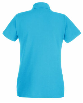 Fruit of the Loom Vrouwen Dames-Fit Premium Poloshirt Met Korte Mouwen (Azure Blauw) - maat 2XL