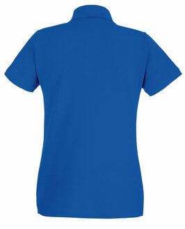 Fruit of the Loom Vrouwen Dames-Fit Premium Poloshirt Met Korte Mouwen (Royaal Blauw) - maat XL