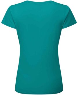 Fruit of the Loom Vrouwen / Dames Fit Ringgesponnen Premium Tshirt (Ocean Teal) Groenblauw - 2XL