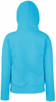 Fruit of the Loom Vrouwen Dames Fit Sweatshirt Met Capuchon / Hoodie (Azure Blauw) - XS