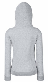 Fruit of the Loom Vrouwen Dames Fit Sweatshirt Met Capuchon / Hoodie (Heather Grijs) - maat S