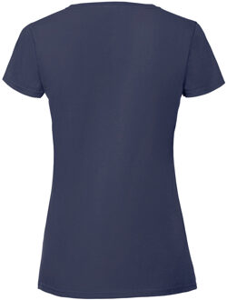 Fruit of the Loom Vrouwen / Dames Ringgesponnen Premium T-Shirt (Ultramarine) Blauw - 2XL