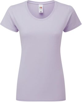 Fruit of the Loom Vrouwen / Dames Ringgesponnen Premium T-Shirt (Zachte lavendel) Paars - XS