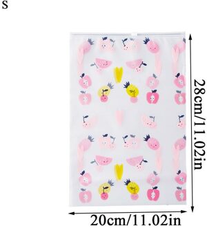 Fruit Patroon Afdrukken Transparante Pouch Toilettas Organisator Opslag Ziplock Zak Casual Mode Leuke Huishoudelijke Verzameling Gereedschappen