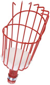 Fruit Picker Mand Verse Oranje Apple Pruim Peer Perzik Voor Bezem Pole Stick (Rood)