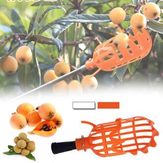 Fruit Picking Gereedschap Plastic Fruit Picker Catcher Tuinieren Farm Tuin Hardware Plukken Tuin Kassen Gereedschap wit