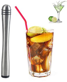 Fruit Rvs & Plastic Zware Cocktail Muddler Gebroken Ijs Stok Cocktail Roeren Rvs Gebroken Ijs Stok