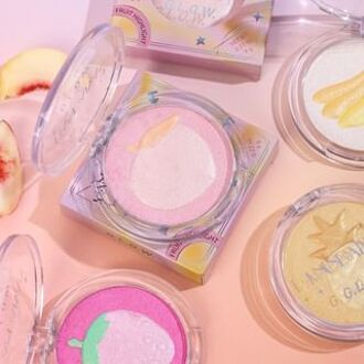 Fruit Series Highlighter - 4 Colors 03# Strawberry - 9g