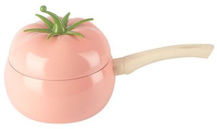 Fruit Tomaat Koekenpan Koken Pot Steelpan Inductie Fornuis Kookgerei Anti-aanbak H58C roze
