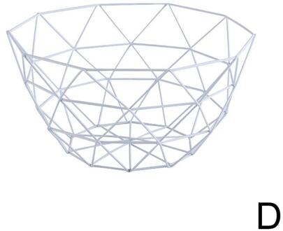 Fruitmand Container Kom Metalen Draad Mand Keuken Groente Opslag Afvoer Lade Tafel Rack Fruitschaal Houder Opslag Sna V8V7
