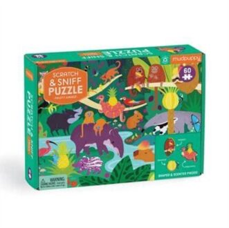 Fruity Jungle 60 Piece Scratch And Sniff Puzzle -  Mudpuppy (ISBN: 9780735375277)