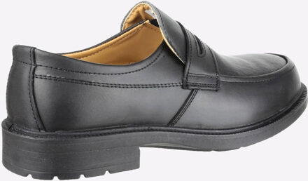 FS46 Leren Instappers Heren Zwart