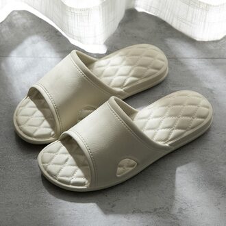 Fshion Eva Slippers Liefhebbers Rubber Plastic Zachte Zolen Antislip Huishoudelijke Slippers Badkamer Slippers Zachte Bodem Vrouwen 1 paar Olivijn / 41-42