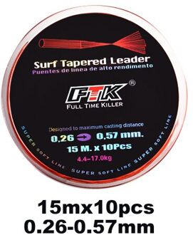 Ftk 110M Focal Surf Vislijn Mainline Sinking Super Sterke Op Karper Zeewater Zoetwaterp 0.26 15-10stk