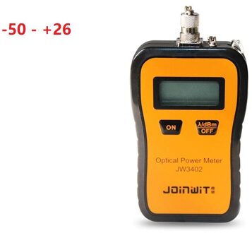 Ftth Mini Fc Sc Universele Interface Power Meter Glasvezel Power Meter Optische Verzwakking JW3402 Tester -50-26