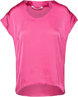 Fuchsia Cap Sleeve Top - maat