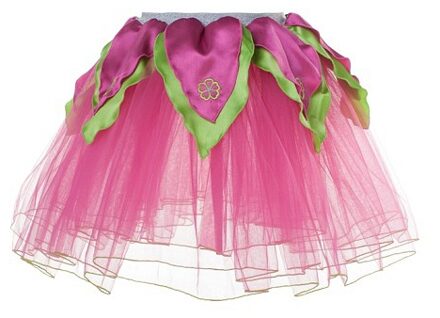 Fuchsia/groen verkleed petticoat voor meiden